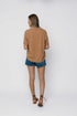 Nina-Roll Cuff Short Sleeve Shirt